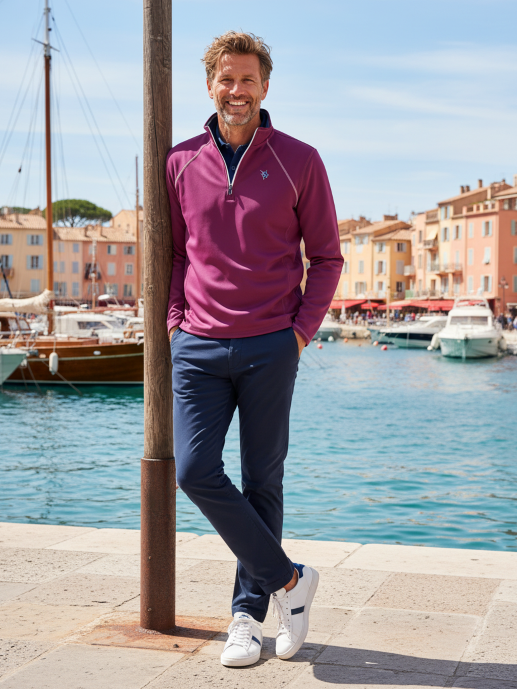 New Harbor Quarter Zip Effortless Comfort