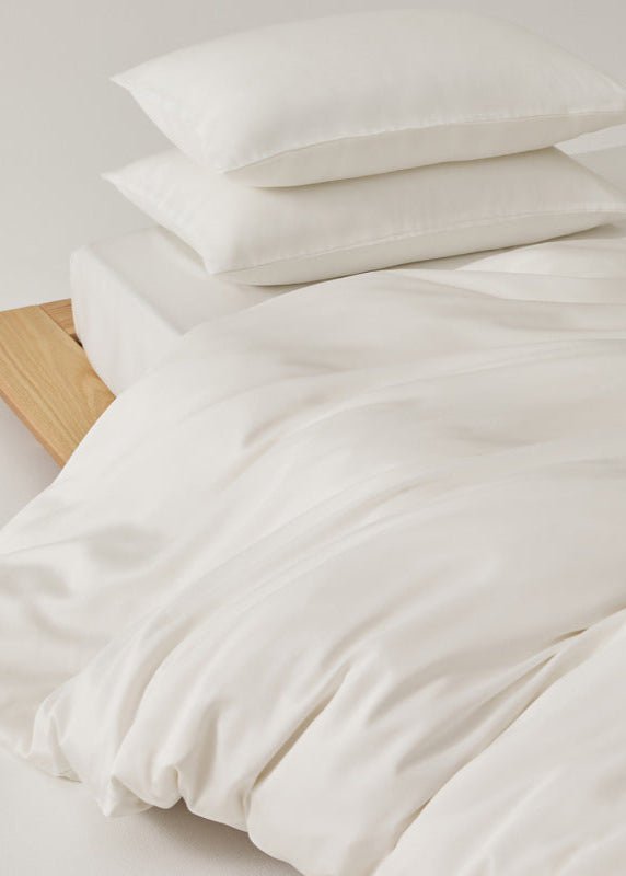 Adeline Pastel Silky Cooling TENCEL™ Bedding Set / Gray