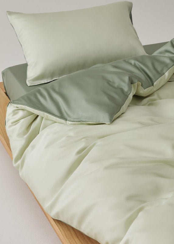 Adeline Pastel Silky Cooling TENCEL™ Bedding Set / Gray