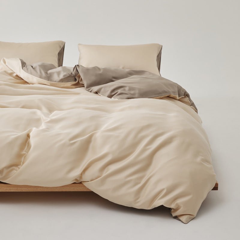 Adeline Pastel Silky Cooling TENCEL™ Bedding Set / Gray