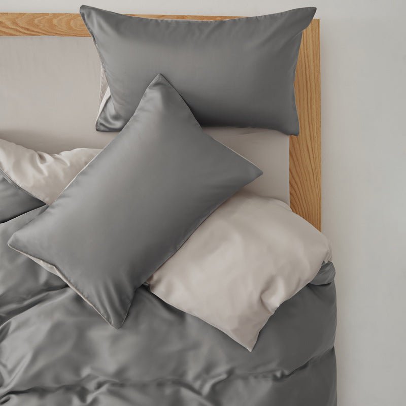 Adeline Pastel Silky Cooling TENCEL™ Bedding Set / Gray