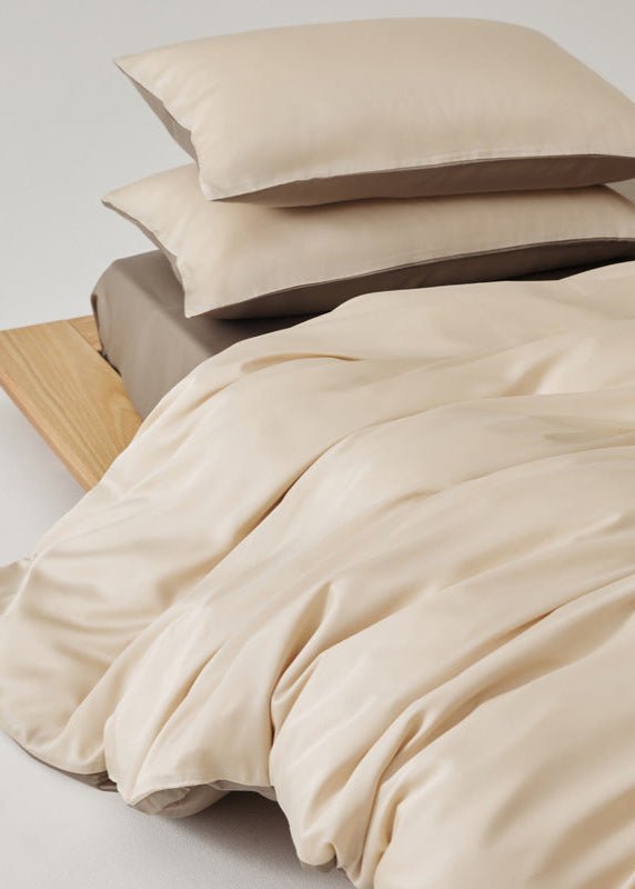 Adeline Pastel Silky Cooling TENCEL™ Bedding Set / Gray